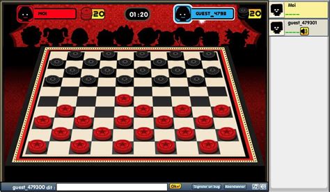 jeu de dames contre l'ordinateur